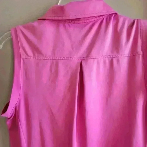 Solid Color GGBlue Sleeveless Women's Golf Sport Top Size Small Pink - Picture 7 of 10
